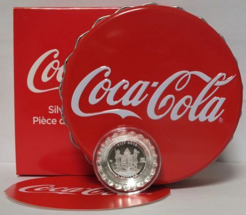 Read more about the article 2018 Coca-Cola Collectible Bottle Cap Shaped 6g .999 Silver Proof $1 Coin Fiji