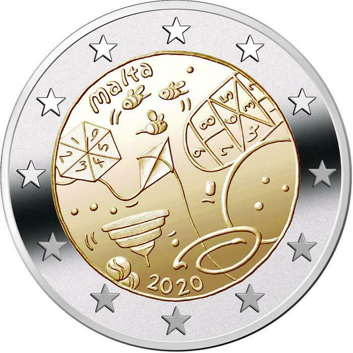 Read more about the article 2020 Malta € 2 Euro Uncirculated UNC Coin From Children in Solidarity: Games