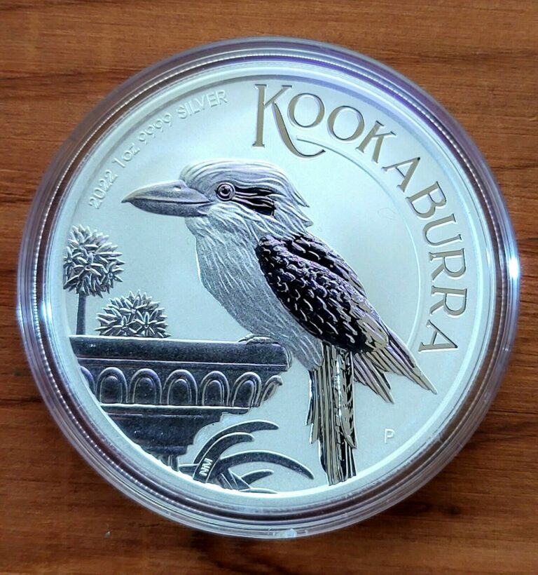 Read more about the article 2022 PERTH MINT MARK (P) AUSTRALIA 1 OZ SILVER KOOKABURRA BU – IN CAPSULE