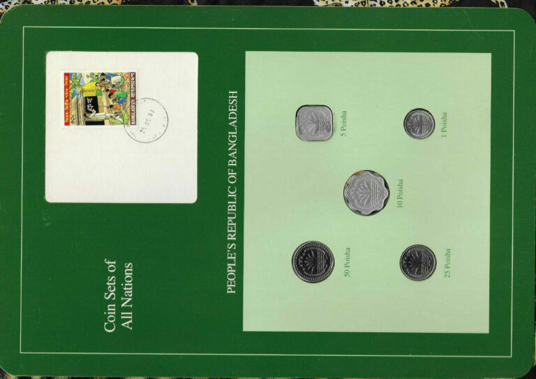 Read more about the article Coin Sets of All Nations Bangladesh 1974-1984 UNC 50 Poisha 1980 250593