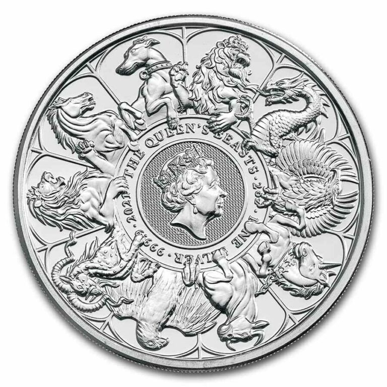 Read more about the article 2021 Great Britain 2 oz Silver Queen’s Beasts Collector Coin – SKU#232033