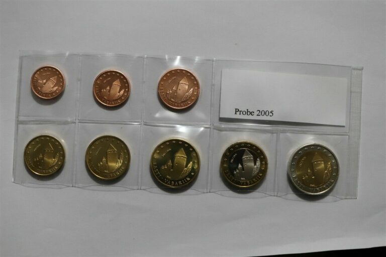 Read more about the article ESTONIA 2005 FANTASY EURO PATTERN COIN SET B36 #131