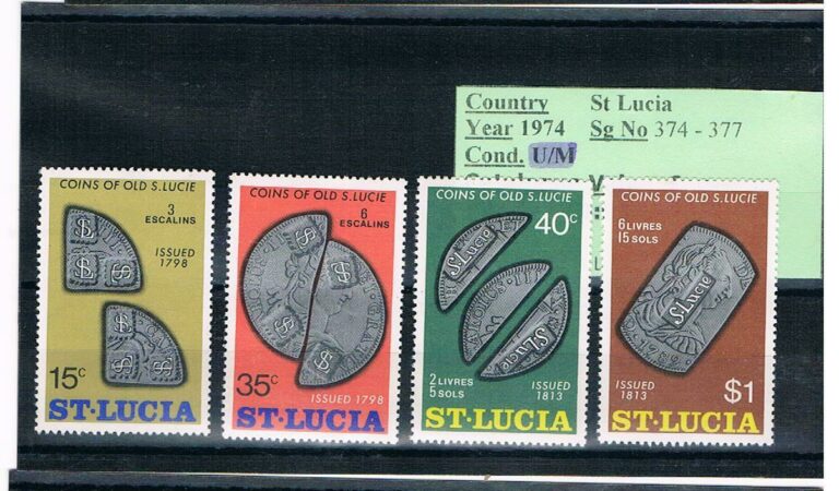 Read more about the article GB Commonwealth Stamps  – St Lucia and Trinidad and Tobago