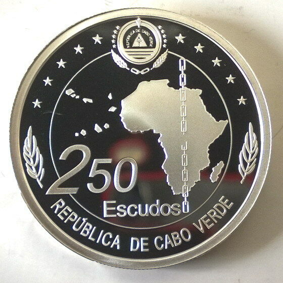 Read more about the article Cape Verde 2013 Unidade Africana 250 Escudos Silver Coin Proof