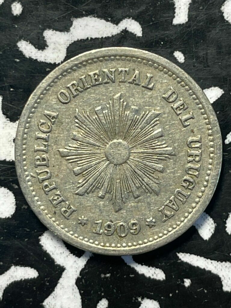 Read more about the article 1909 Uruguay 1 Centesimo Lot#X9590