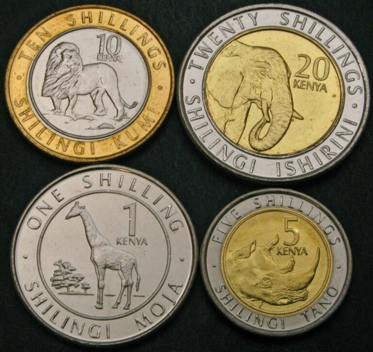 Read more about the article KENYA 1 Shiling / 20 Shilings 2018 – Lot of 4 Coins – UNC *