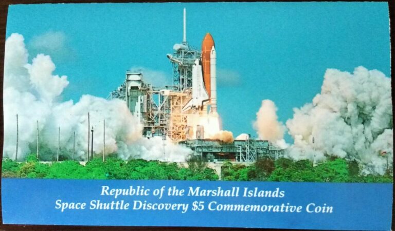 Read more about the article 1988 Republic of The Marshall Islands Space Shuttle Discovery $5 Coin