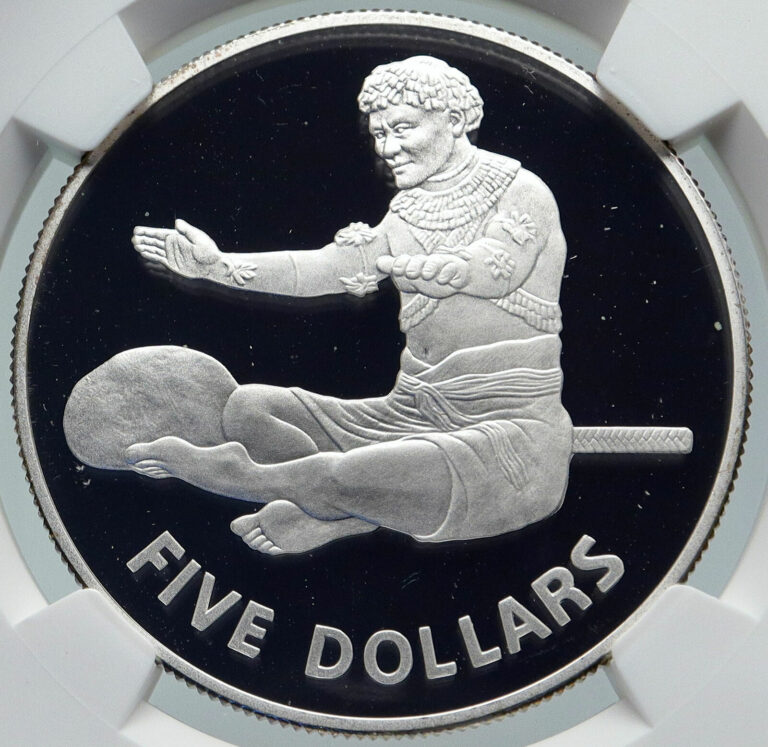 Read more about the article 1979 KIRIBATI Independence from UK VINTAGE Proof Silver 5 Dollar Coin NGC i86024