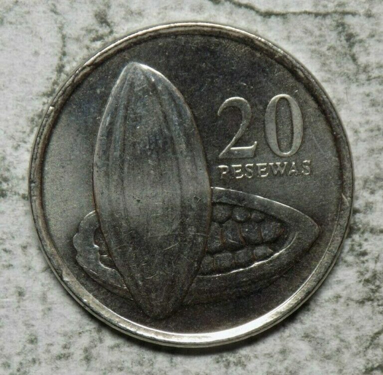 Read more about the article Ghana 2007 20 Pesewas Coin