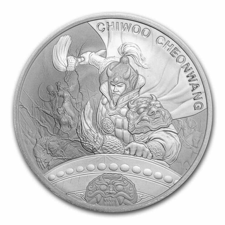 Read more about the article 2021 South Korea 1 oz Silver Chiwoo Cheonwang BU – SKU#244460