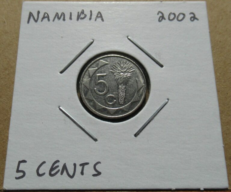 Read more about the article Namibia 5 Cents 2002 Coin in 2×2 Flip A0806