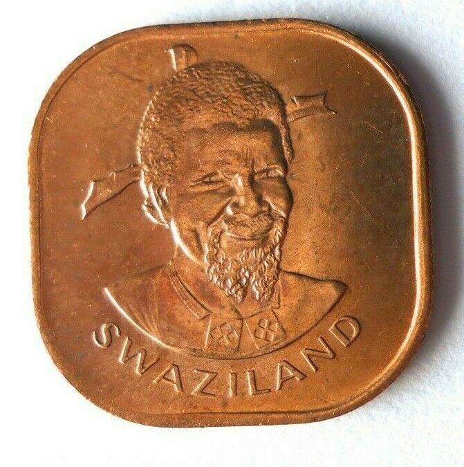 Read more about the article 1982 SWAZILAND 2 CENTS – AU/UNC Exotic Coin – Free Ship – Bin #403