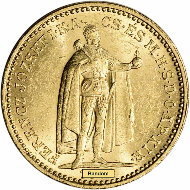 Read more about the article Hungary Gold 20 Korona (.1960 oz) – XF/AU Condition – Random Date