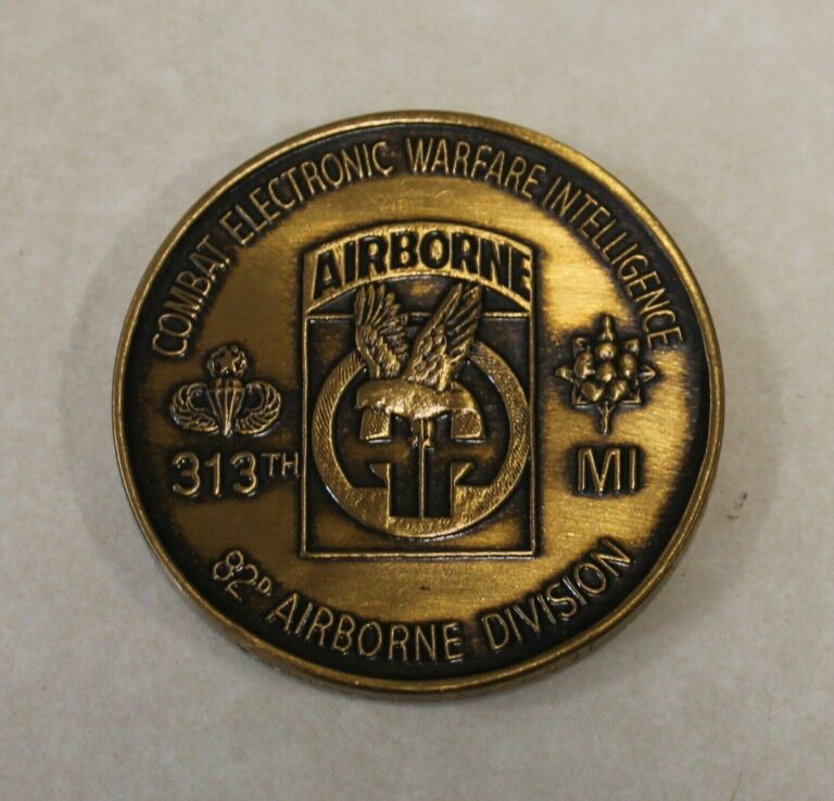 Read more about the article 82nd Airborne 313th Military Intelligence EW Grenada Army Challenge Coin