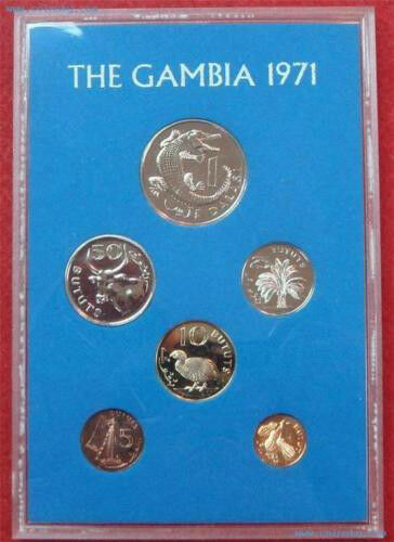 Read more about the article GAMBIA 6 Coins 1971 Proof Set KM PS3 Fauna and Flora