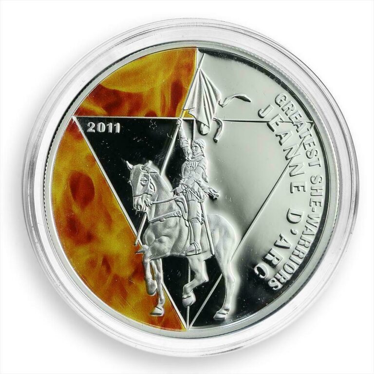 Read more about the article Togo 500 francs Greatest She – Warriors Jeanne D’Arc silver proof coin 2011
