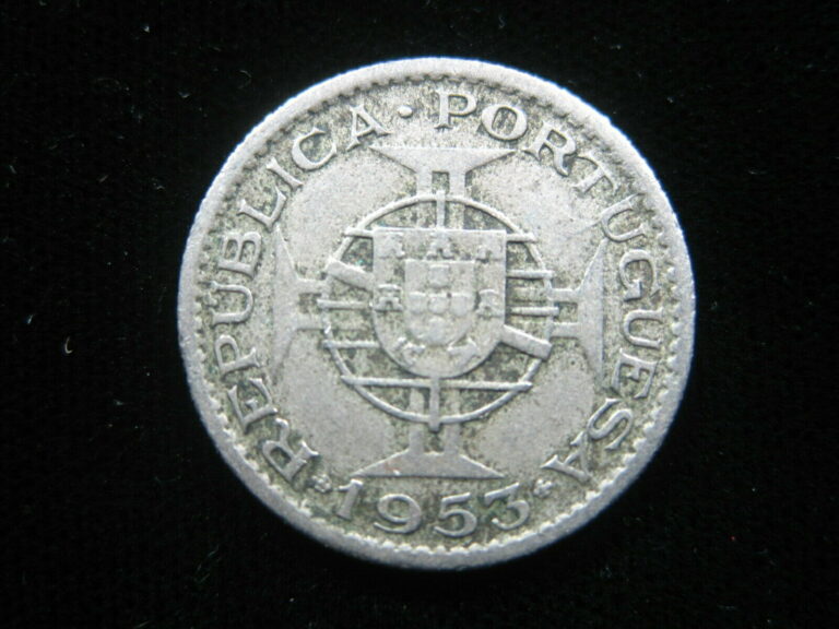 Read more about the article CAPE VERDE 2 1/2 ESCUDOS 1953 PORTUGAL CABO 876# MONEY COIN
