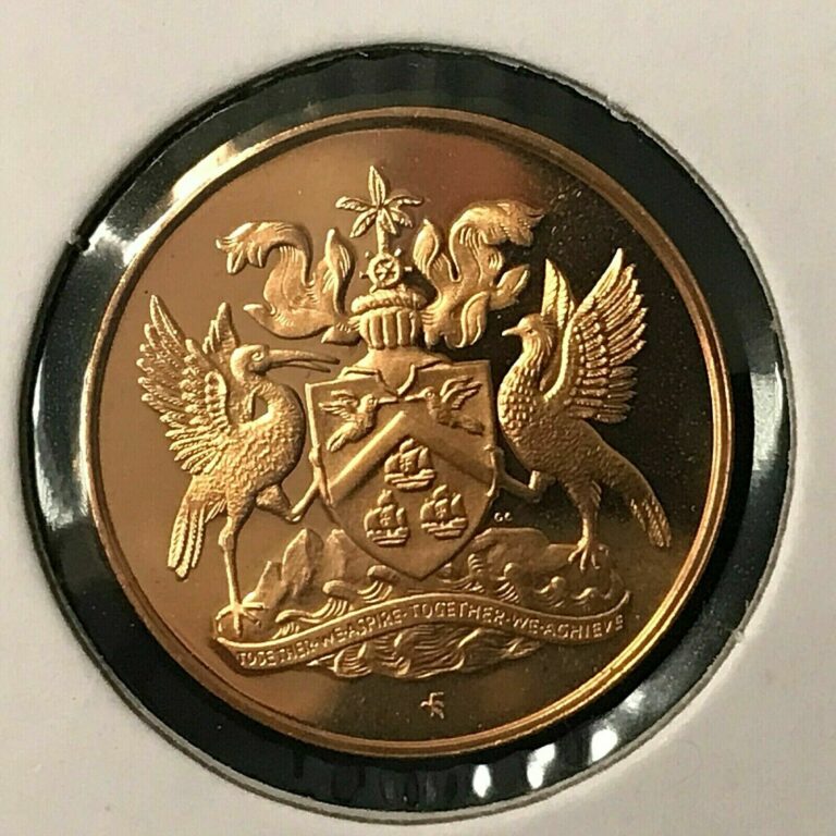 Read more about the article 1971 TRINIDAD and TOBAGO 5 CENTS PROOF COIN