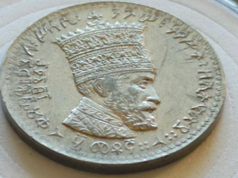 Read more about the article Multiple types of Errors rare 1923 Ethiopia Haile Selassie 50 Matonas w Holder