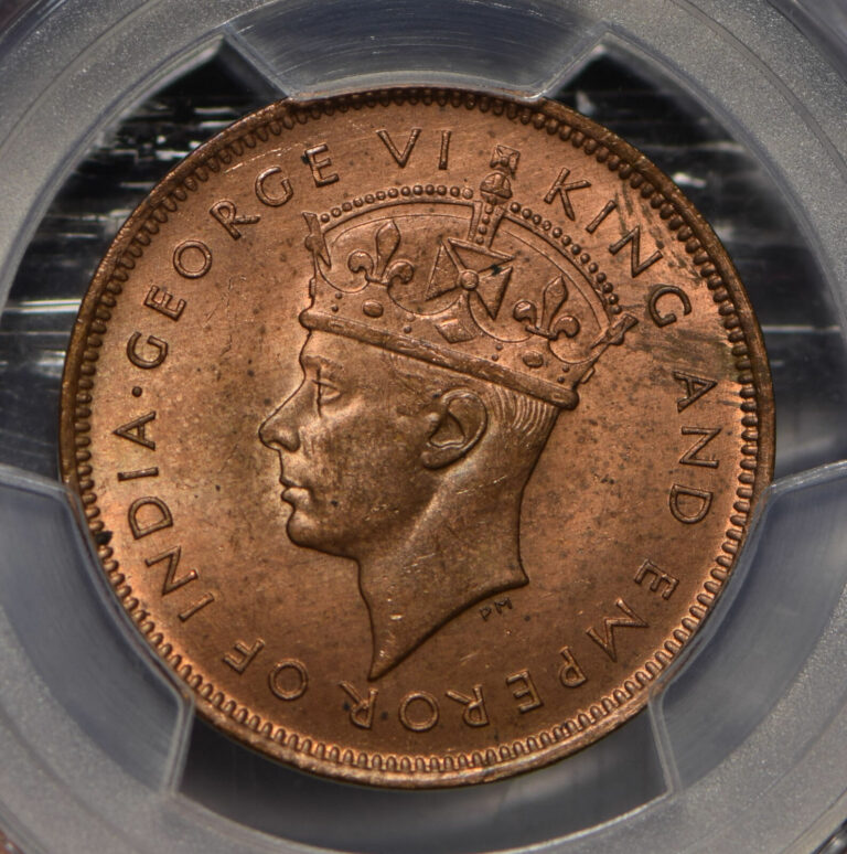 Read more about the article Mauritius 1945 5 Cents PCGS MS64RB PC0667 combine shipping