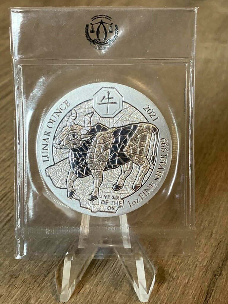 Read more about the article 2021 Rwanda Lunar Year of the Ox – 1 Oz 999 Fine Silver – Sealed Packaging