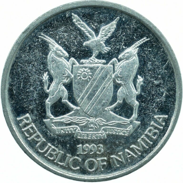 Read more about the article COIN / NAMIBIA / 10 CENT 1993 PROOF      #WT23648