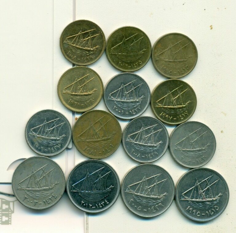 Read more about the article 14 DIFFERENT COINS w/ SHIPS from KUWAIT (4 DIFFERENT DENOMINATIONS)