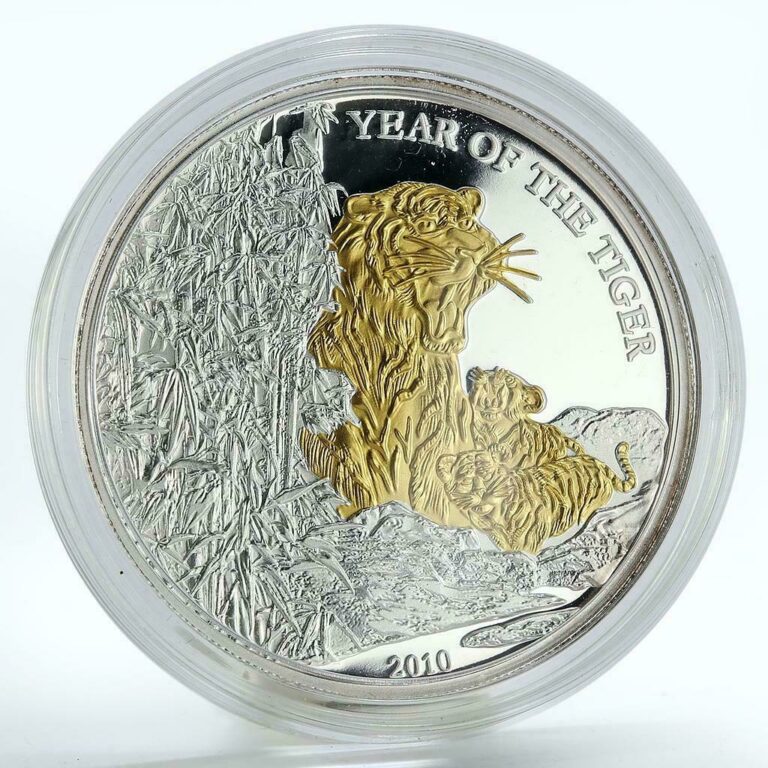 Read more about the article Togo 1000 francs Lunar Year of the Tiger proof silver coin 2010