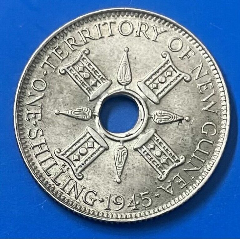 Read more about the article 1945 Papua New Guinea Shilling.. 92.5% Silver Coin