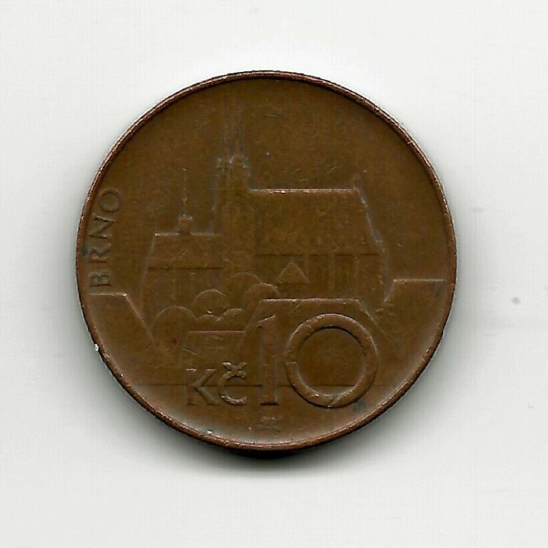 Read more about the article World Coins – Czech Republic 10 Korun 1996 Coin KM# 4