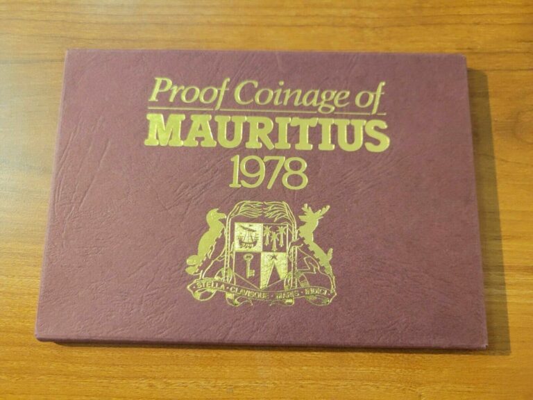 Read more about the article 1978 Proof set Mauritius 7 coins