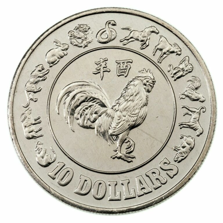 Read more about the article 1981 Singapore 10 Dollar Year of the Rooster  Uncirculated Condition KM 20