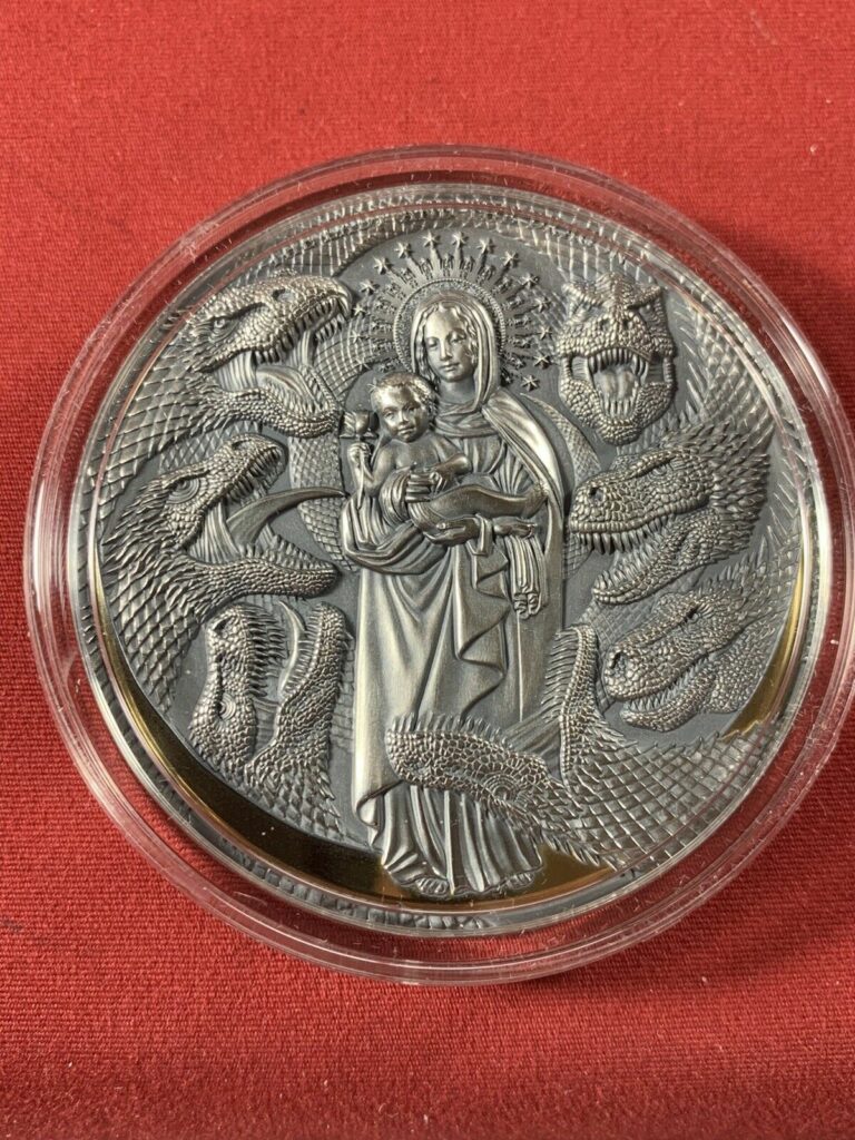 Read more about the article 2021 Cameroon Lady and The Dragon Apocalypse 3 oz .999 Silver Coin 500 Minted