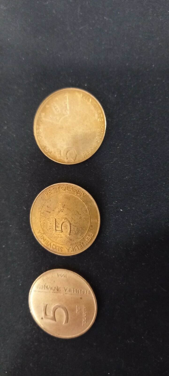 Read more about the article Slovenia Coins 5 tolarjev 1994  5 tolarjev 1995  5 tolarjev 1996  KM#22  KM#32