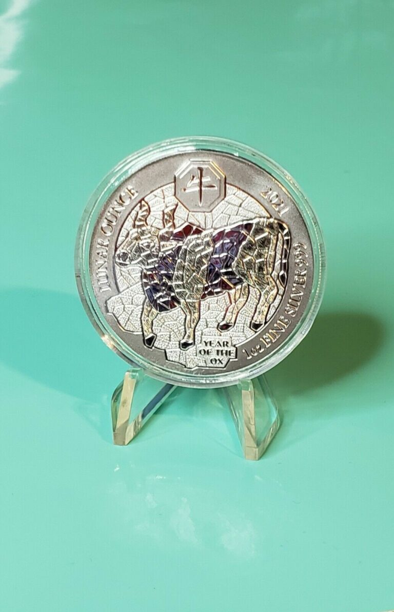 Read more about the article 2021 Rwanda Lunar Year Of The Ox 1 oz .999 Silver Round Mint Sealed BU Coin