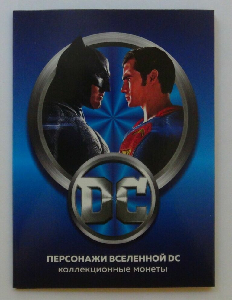 Read more about the article Album + 12 coins 1 ruble DC Comics superheroes. UNC