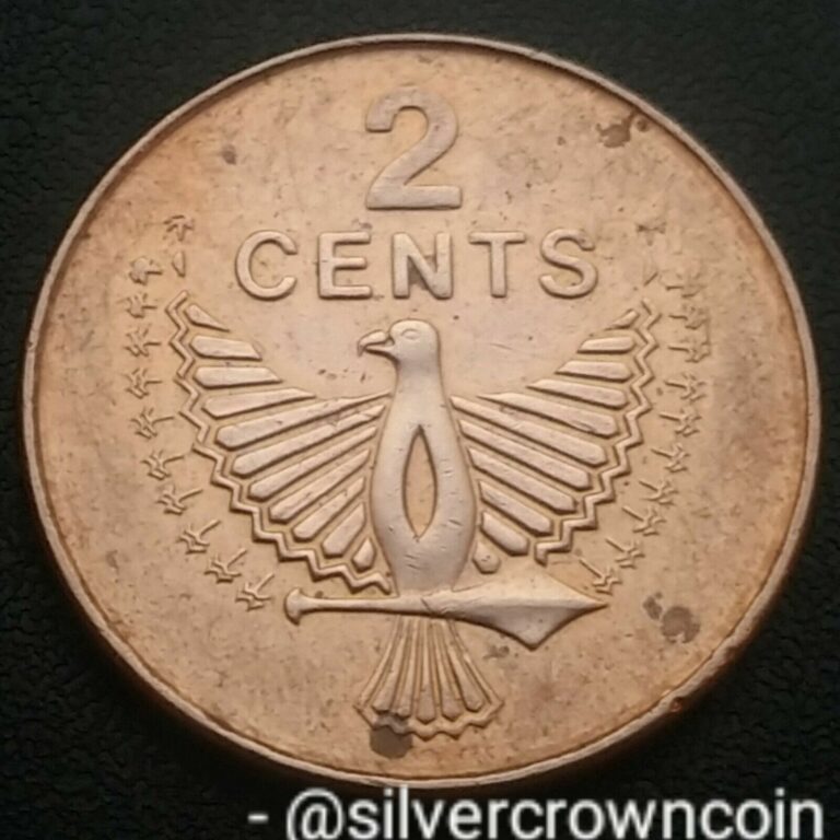 Read more about the article Solomon Islands 2 Cents 1996. KM#25. Two Pence coin. Eagle Spirit. Bird.