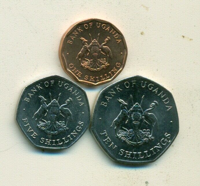 Read more about the article 3 UNCIRCULATED COINS from UGANDA – 1  5 and 10 SHILLINGS (ALL DATING 1987)