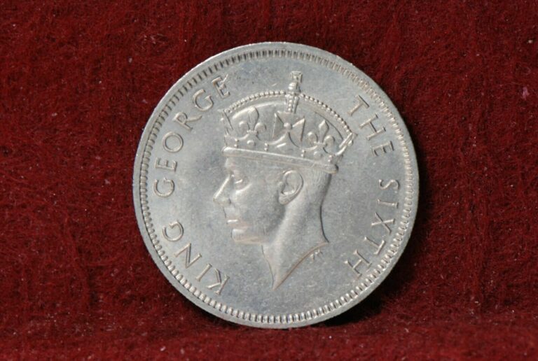 Read more about the article Mauritius  (1951)  1/2 Rupee  KM28  Uncirculated  NR                        6-16