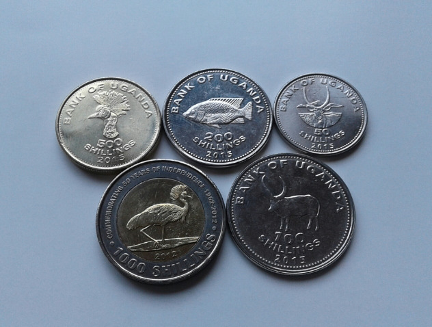 Read more about the article Uganda Coins Set of 5 pcs.(50 100 200 500 ) 2015 (1000 Sh.Bi-metallic 2012) UNC