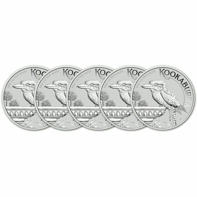 Read more about the article 2022 P Australia Silver Kookaburra 1 oz $1 – BU – Five 5 Coins