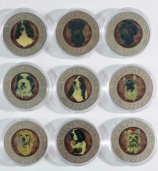 Read more about the article Year of the Dog 2006 Somali Republic 9 Cuni Coin Lot