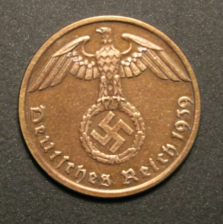 Read more about the article 1 Original Nazi German WW2 Coin – 1 Reichspfennig Copper – Buy 3 Get 1 FREE!