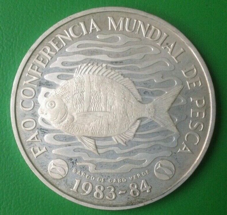 Read more about the article Cape Verde 50 Escudos 1984 (FAO) Silver Proof Coin