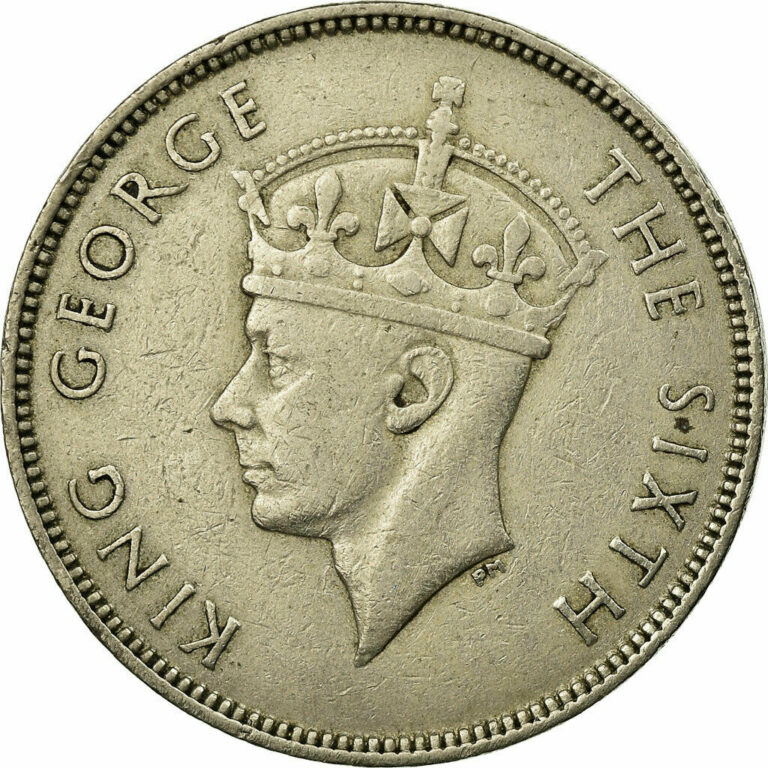 Read more about the article [#693805] Coin  Mauritius  George VI  Rupee  1951  EF(40-45)  Copper-nickel