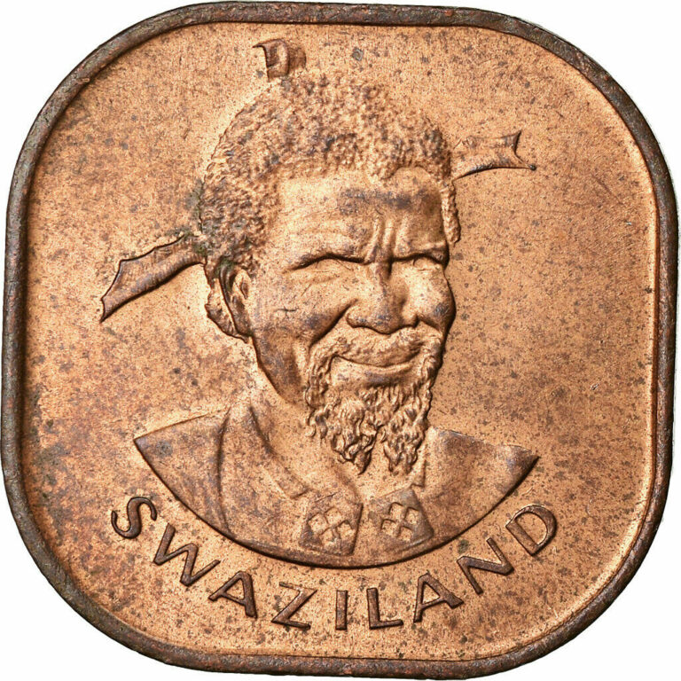 Read more about the article [#774122] Coin  Swaziland  Sobhuza II  2 Cents  1975  British Royal Mint