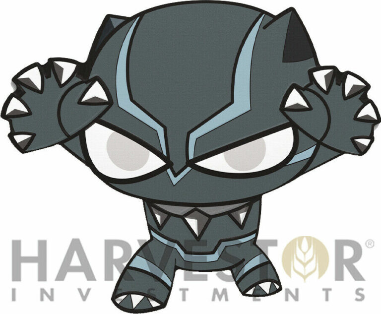 Read more about the article 2021 MARVEL MINI HERO – BLACK PANTHER – 1 OZ. SILVER COIN – OGP COA