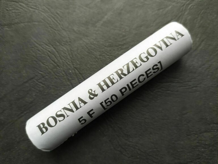 Read more about the article BOSNIA-HERZEGOVINA COIN ROLL 5 Feninga 2017 KM-121 UNC BAG WHOLESALE LOT 50 pcs