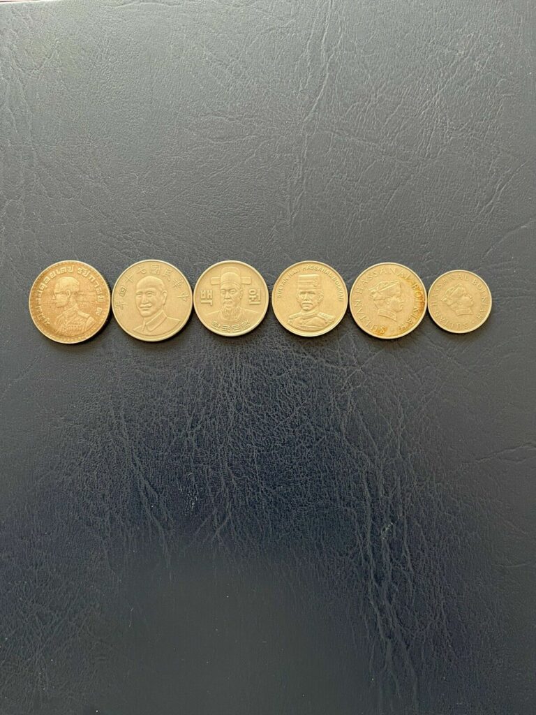 Read more about the article Thailand  Korea  Taiwan And Brunei Coins With Various Denomination.