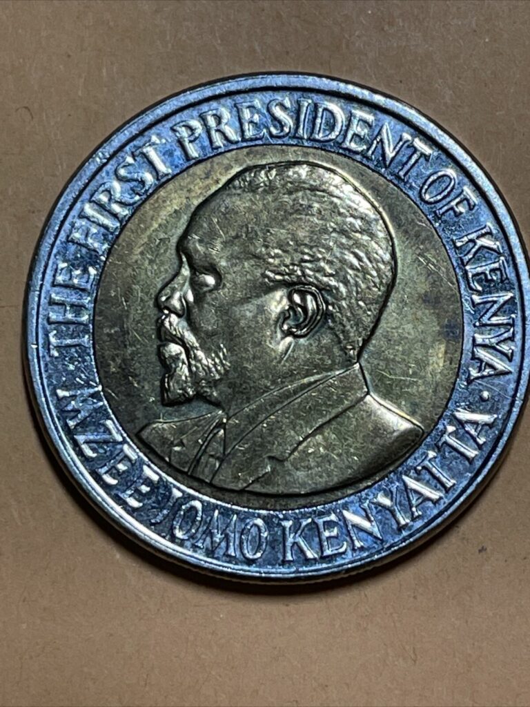 Read more about the article Kenya 20 Shillings Circulated Bimetallic Coin Dated 2010